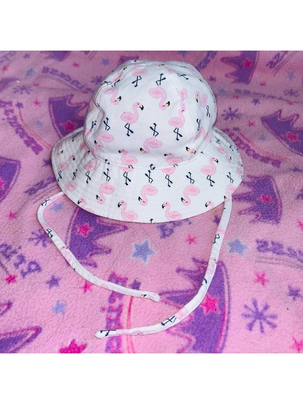 NWOT Baby 18M Zutano Organic Cotton Tie Sun Hat